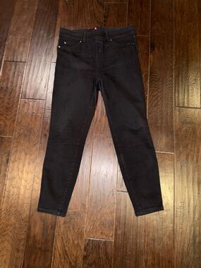 Spanx Women's Black High-Rise Skinny Jeans Large